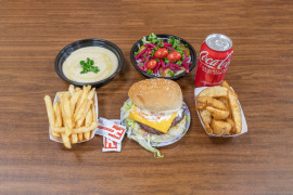 Homemade Burger Combo