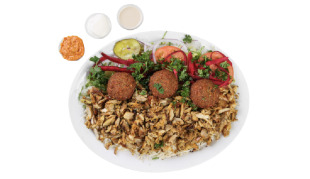 Falafel & Shawarma Plate