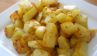 Diced herb potato