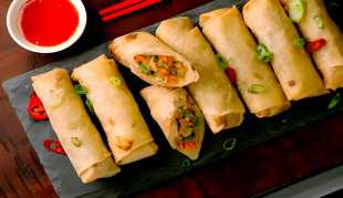 5 pcs Spring Rolls (Veggie)