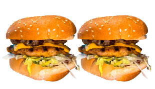 2 Homemade Burgers