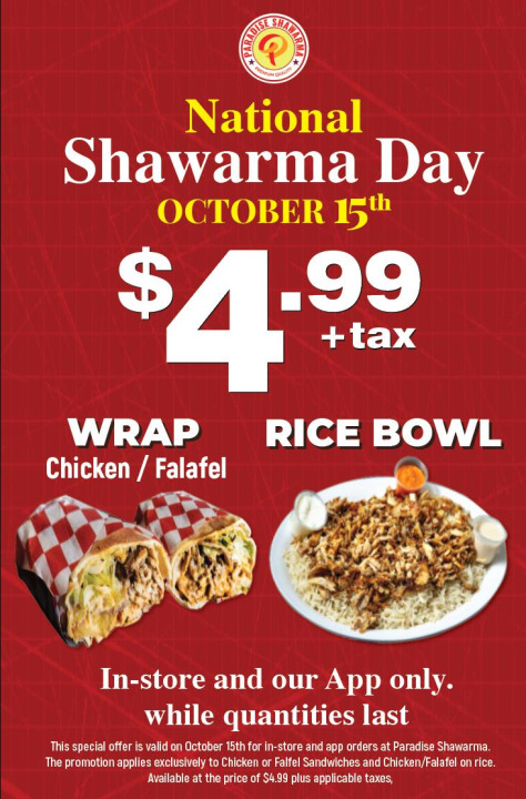 National Shawarma Day